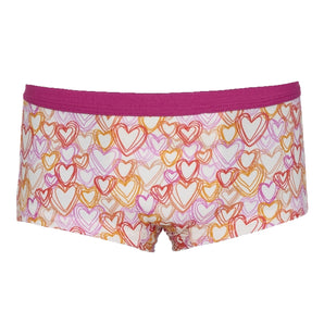 Washable incontinence briefs for girls - Hearts