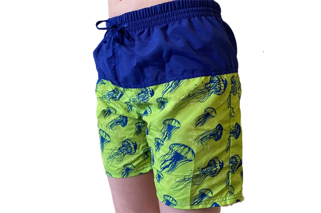 Inkontinens badebukser blå/grøn Kesvir